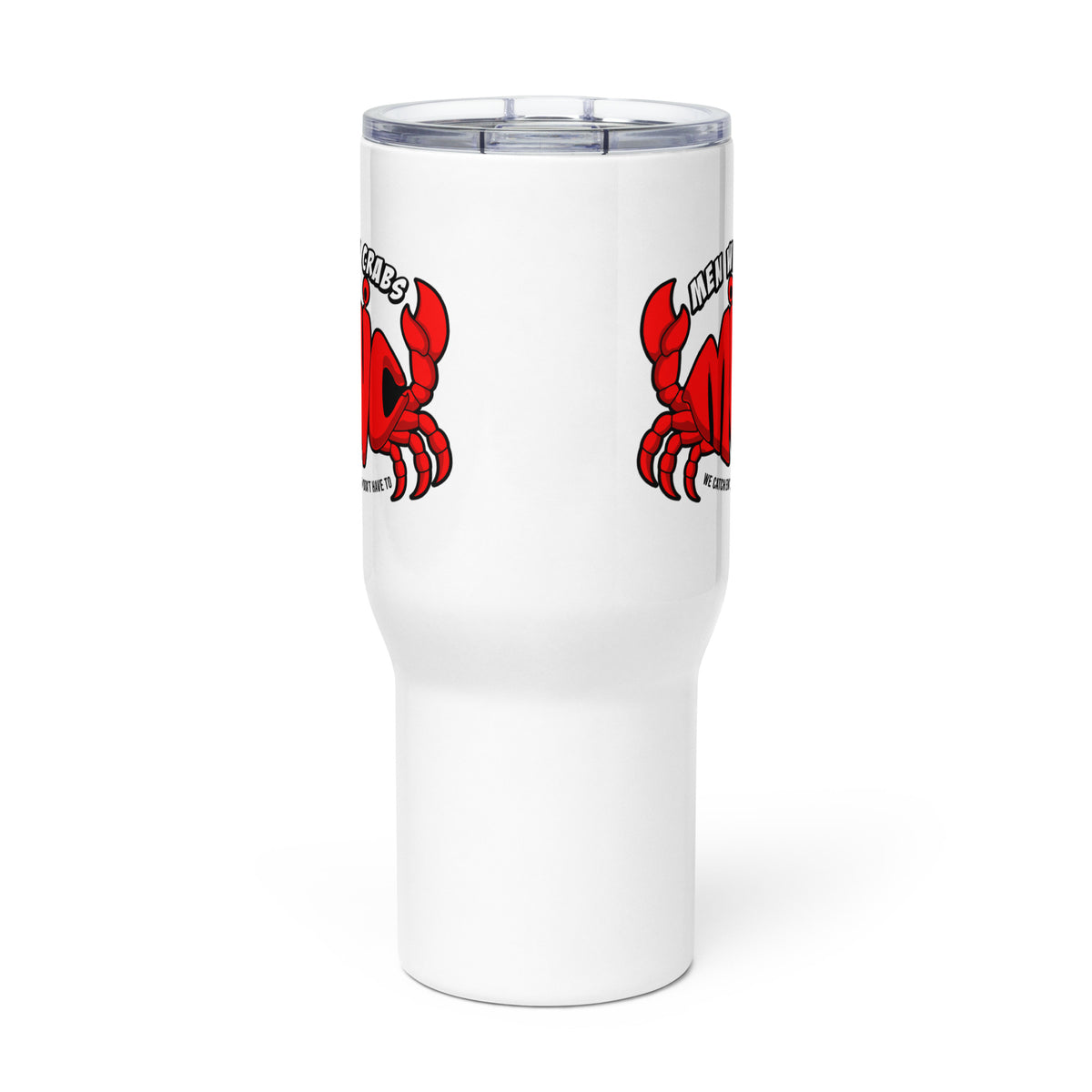 Men with Crabs Travel Mug